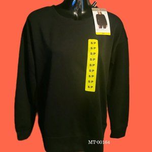 Mondetta  Women's Crew Neck Sweatshirt (Black)